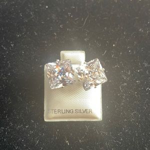 925 Sterling Silver CZ Earrings